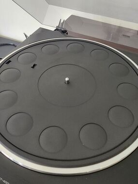 Yamaha TT-400U Turntable Platter w/ Original Rubber Mat – Natural Sound